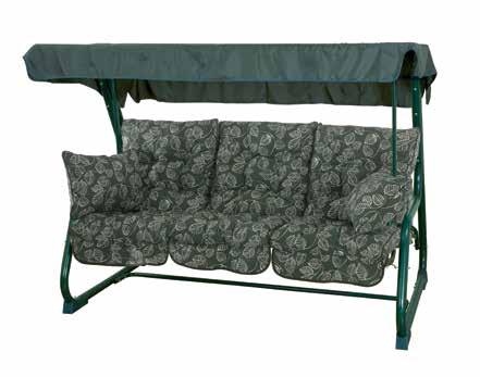 Pendulum 3 Seater steel hammock swing Elm Leaf