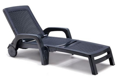 Miami Sun lounger black