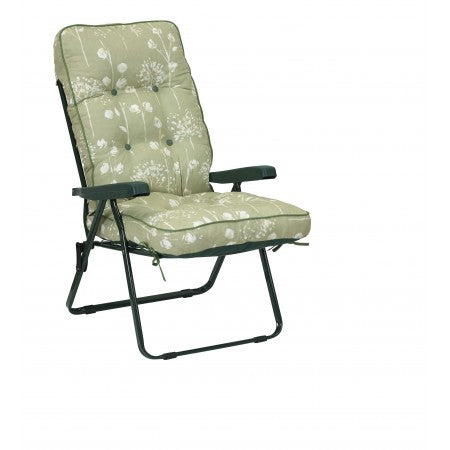 Deluxe Garden Recliner REPLACEMENT CUSHION ONLY (pattern options available)