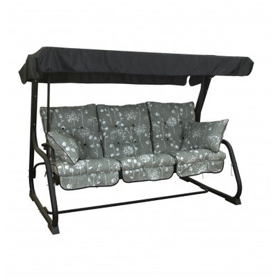 Pendulum 3 Seater steel hammock swing Grey