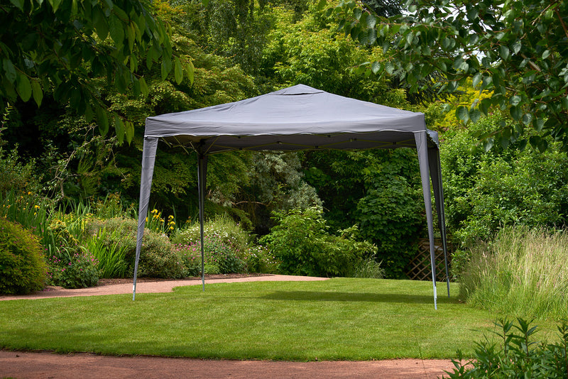 Glendale Easy up grey Gazebo 3m X 3m SuccessActive