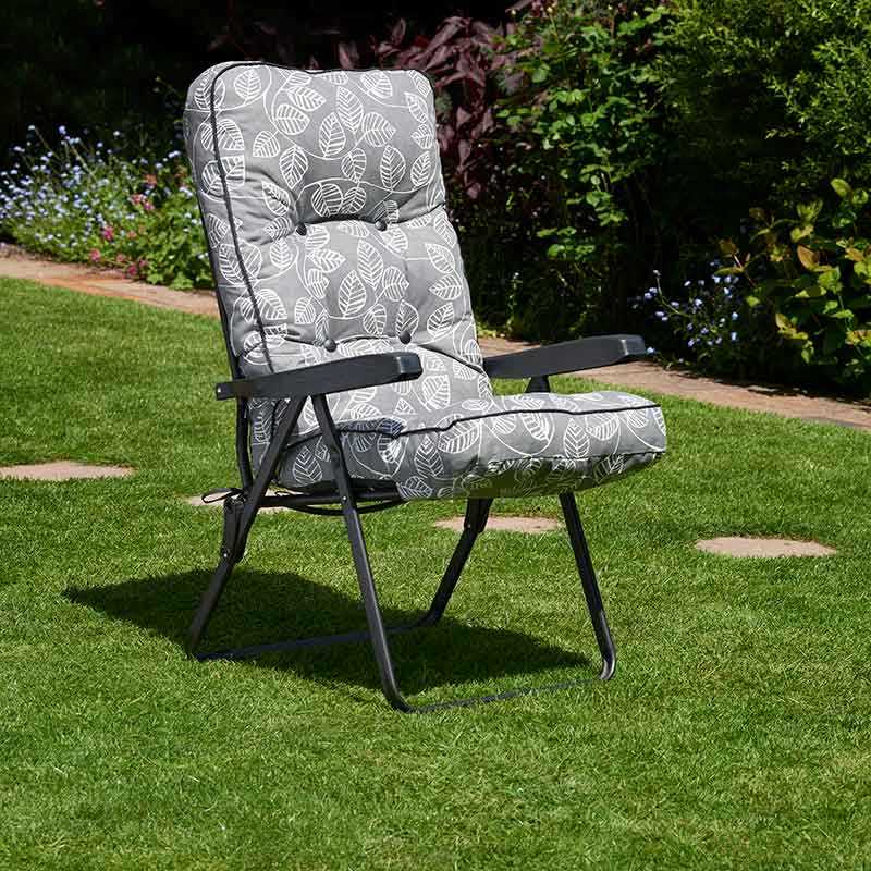 Deluxe Garden Recliner REPLACEMENT CUSHION ONLY (pattern options available)