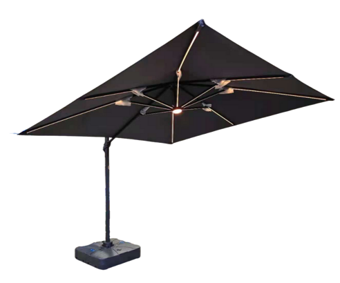 LED Cantilever Parasol 3M and Base