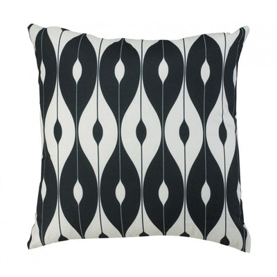 Outdoor Scatter Cushions 18" x 18" pattern black and white