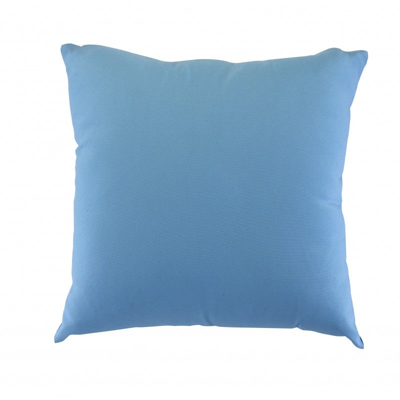 Outdoor Scatter Cushions 18" x 18" light blue