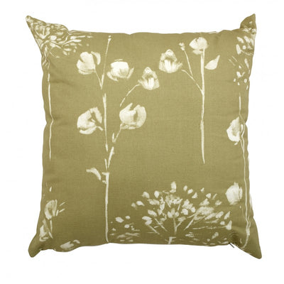 Outdoor Scatter Cushions 18" x 18" green and white