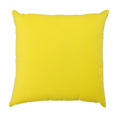 Outdoor Scatter Cushions 18" x 18" yellow