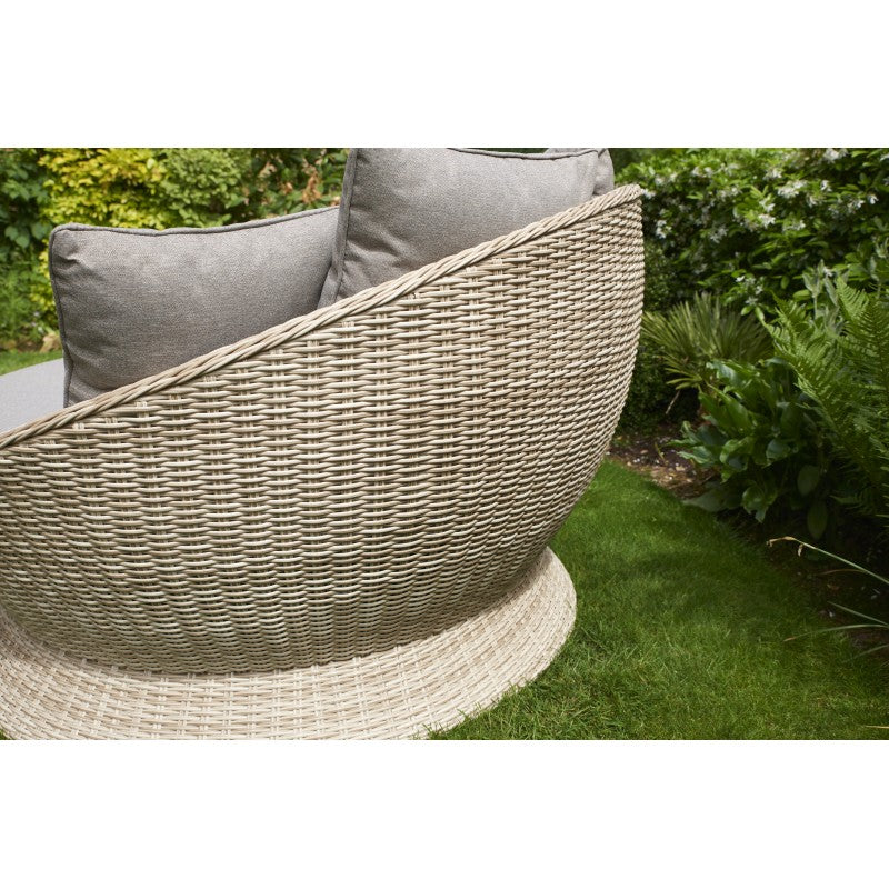 Chamonix Rattan Day Bed Latte