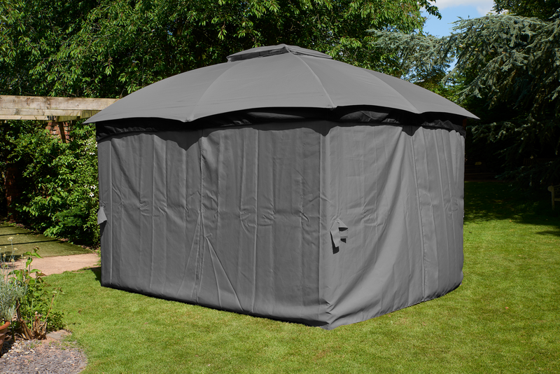 Glendale Rio 3m x 3.65m Gazebo Grey