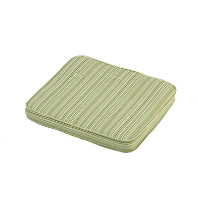 green stripe seat cushion