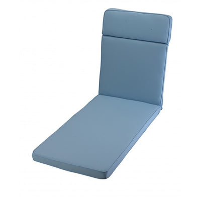 pastel blue sun lounger cushion