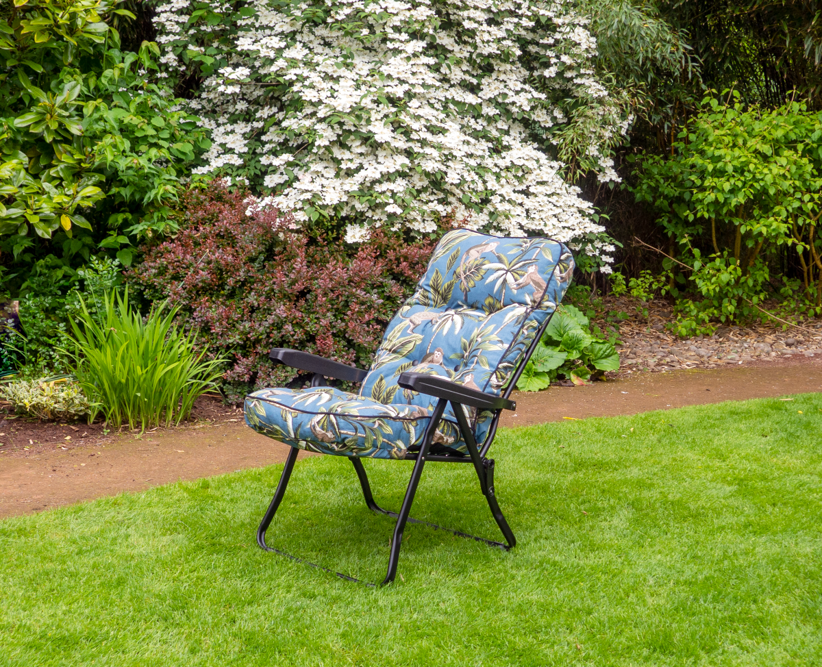 Deluxe Garden Recliner REPLACEMENT CUSHION ONLY pattern options available