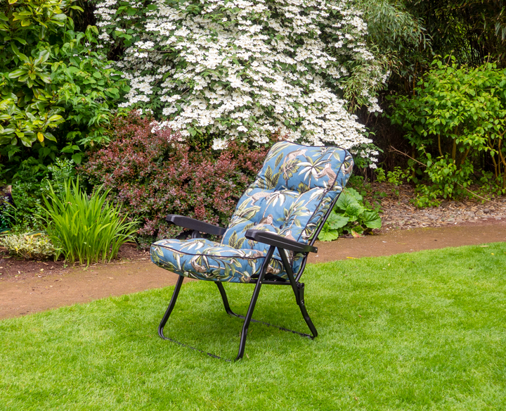 Deluxe Garden Recliner REPLACEMENT CUSHION ONLY pattern options avail The Garden Furniture Shop