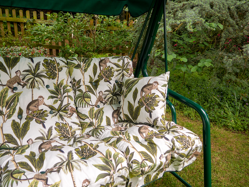 3 seater garden swing replacement cushions hotsell