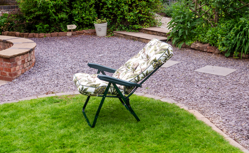 Deluxe Garden Recliner REPLACEMENT CUSHION ONLY (pattern options available)
