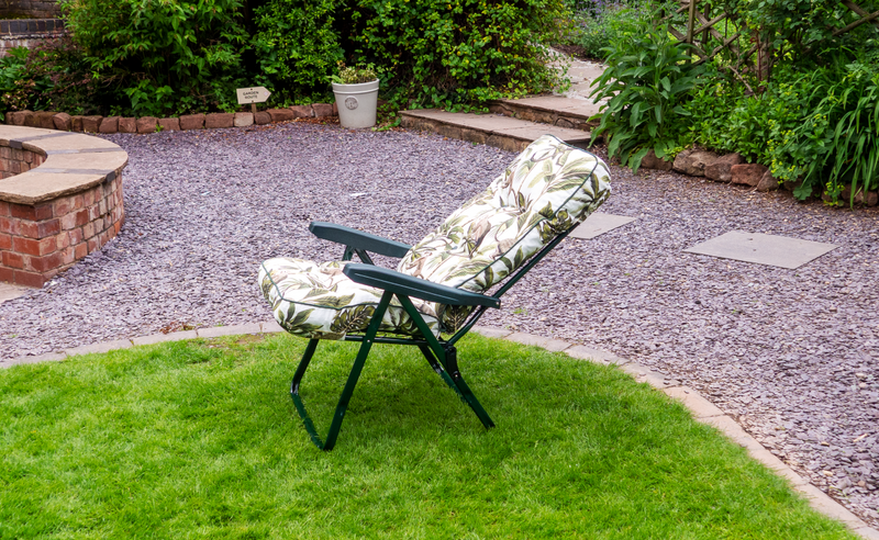 Garden recliner cushions sale