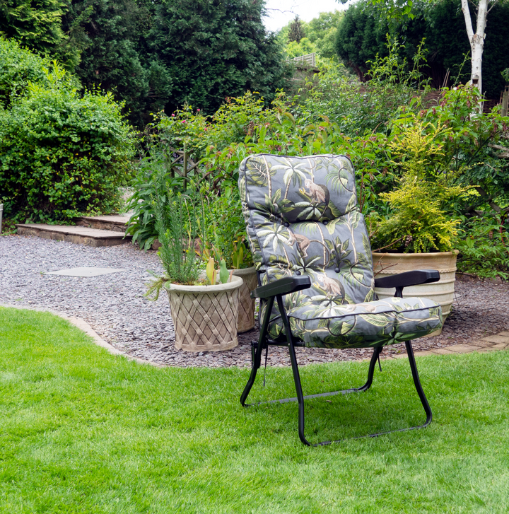 Deluxe Garden Recliner REPLACEMENT CUSHION ONLY pattern options avail The Garden Furniture Shop