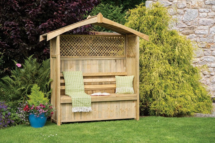 Hampshire Arbour wooden bench