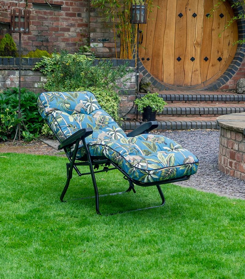 Garden relaxer chair replacement cushions best sale